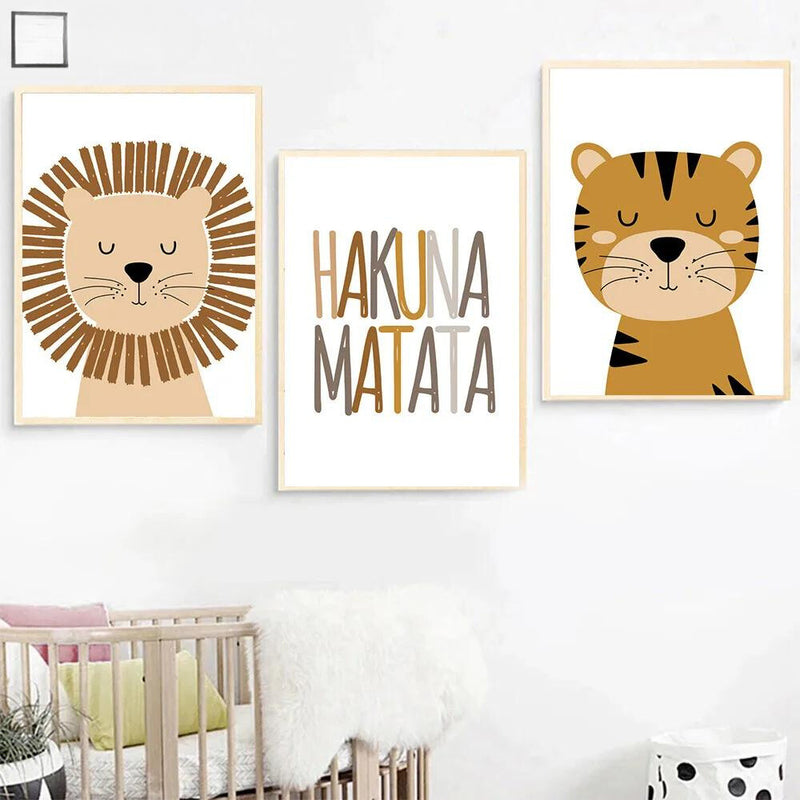 Safari Animals Canvas Prints