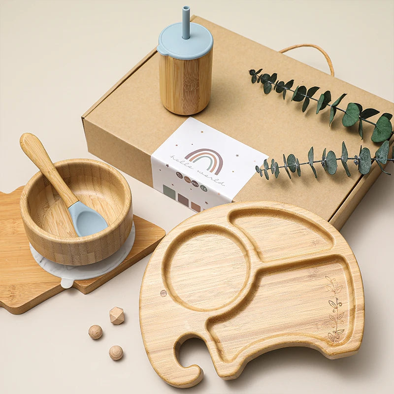 Bamboo Baby Feeding Gift Box Set