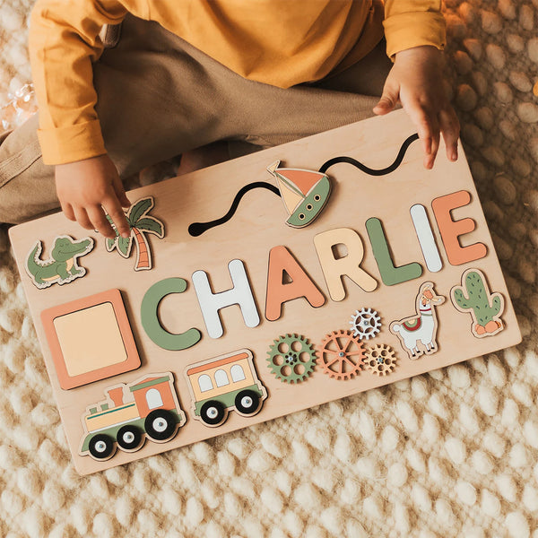 Custom Wooden Name Puzzle