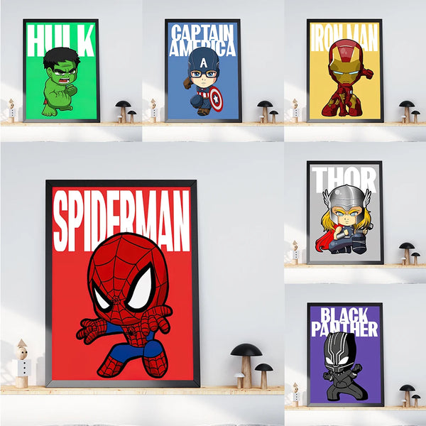 Heroes Canvas Wall Print