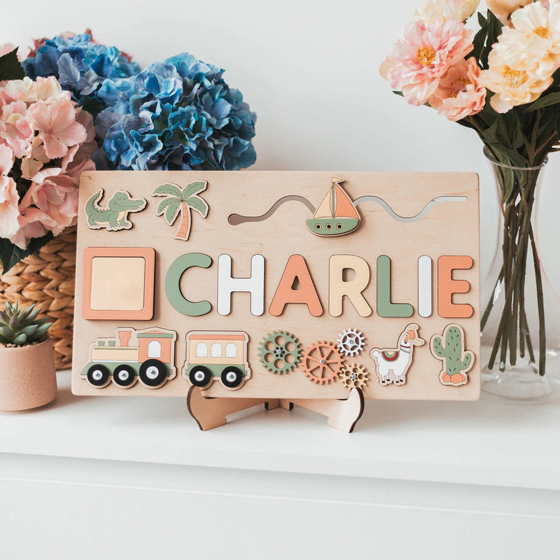 Custom Wooden Name Puzzle