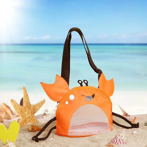 Kids Crab Mesh Beach Bag