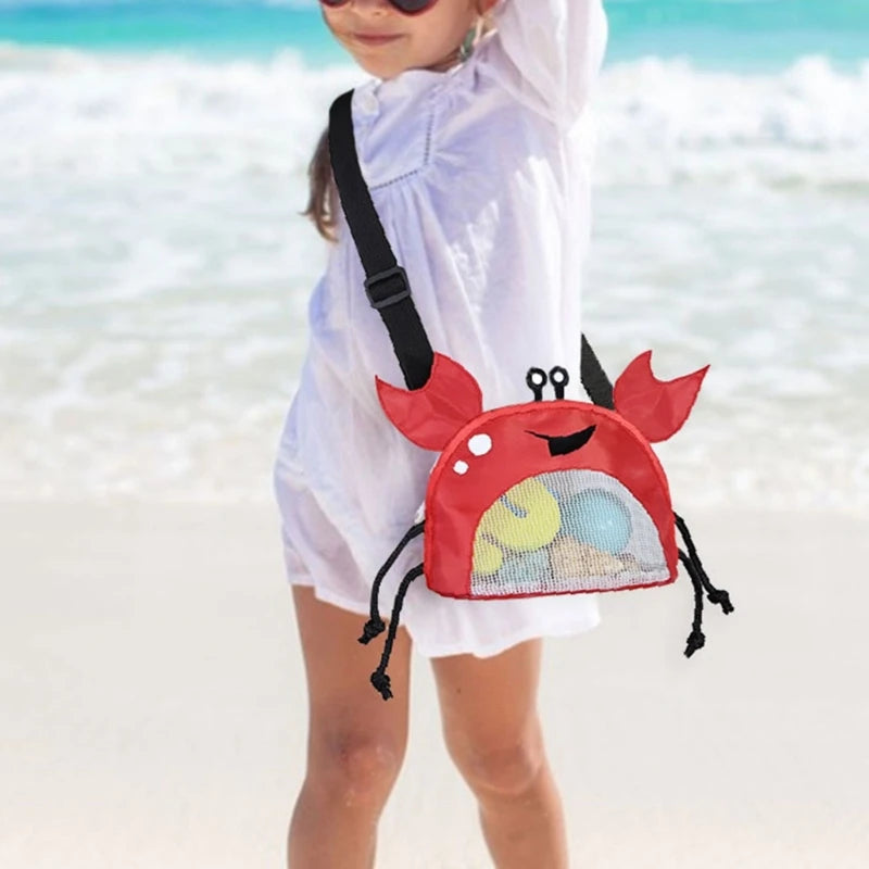 Kids Crab Mesh Beach Bag