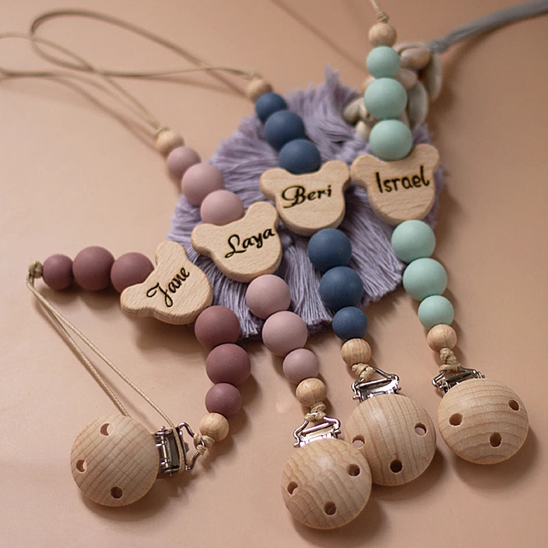 Personalised Baby Pacifier Chain