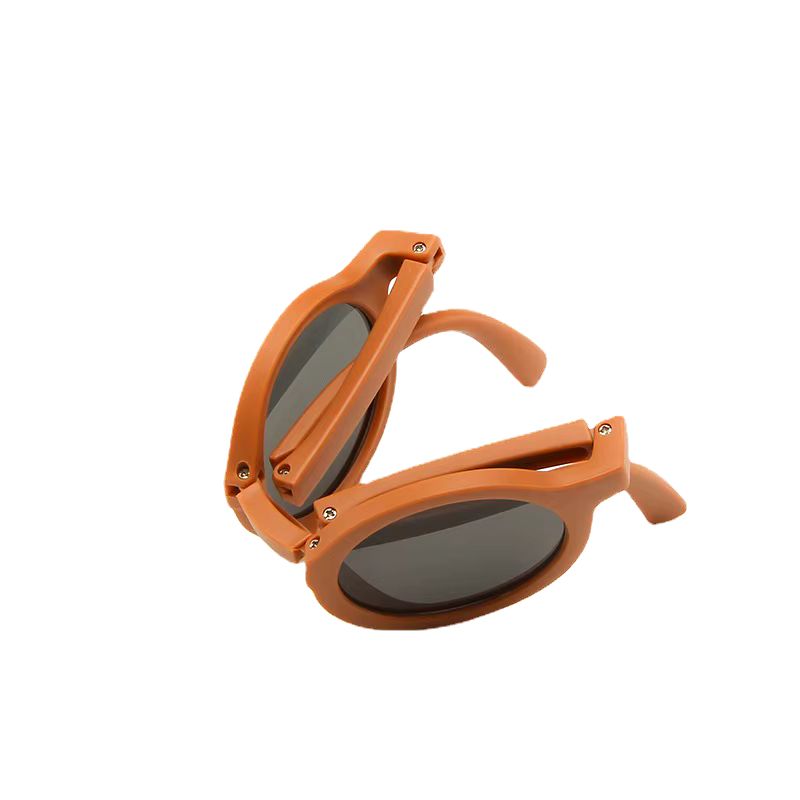 Foldable Kids Round Sunglasses