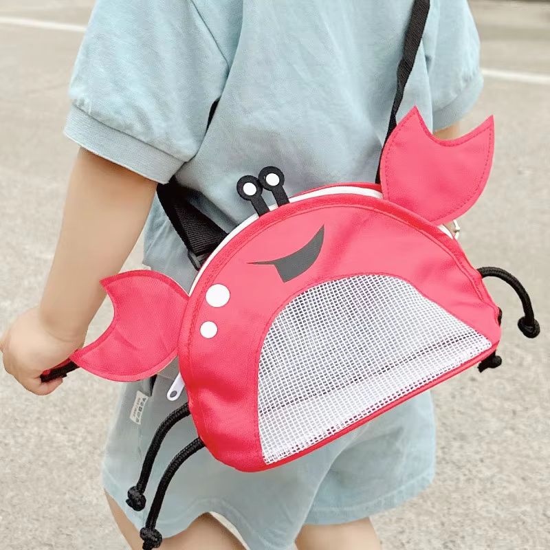 Kids Crab Mesh Beach Bag