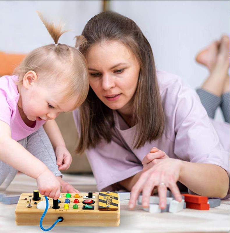 Wooden Electric Busy Board